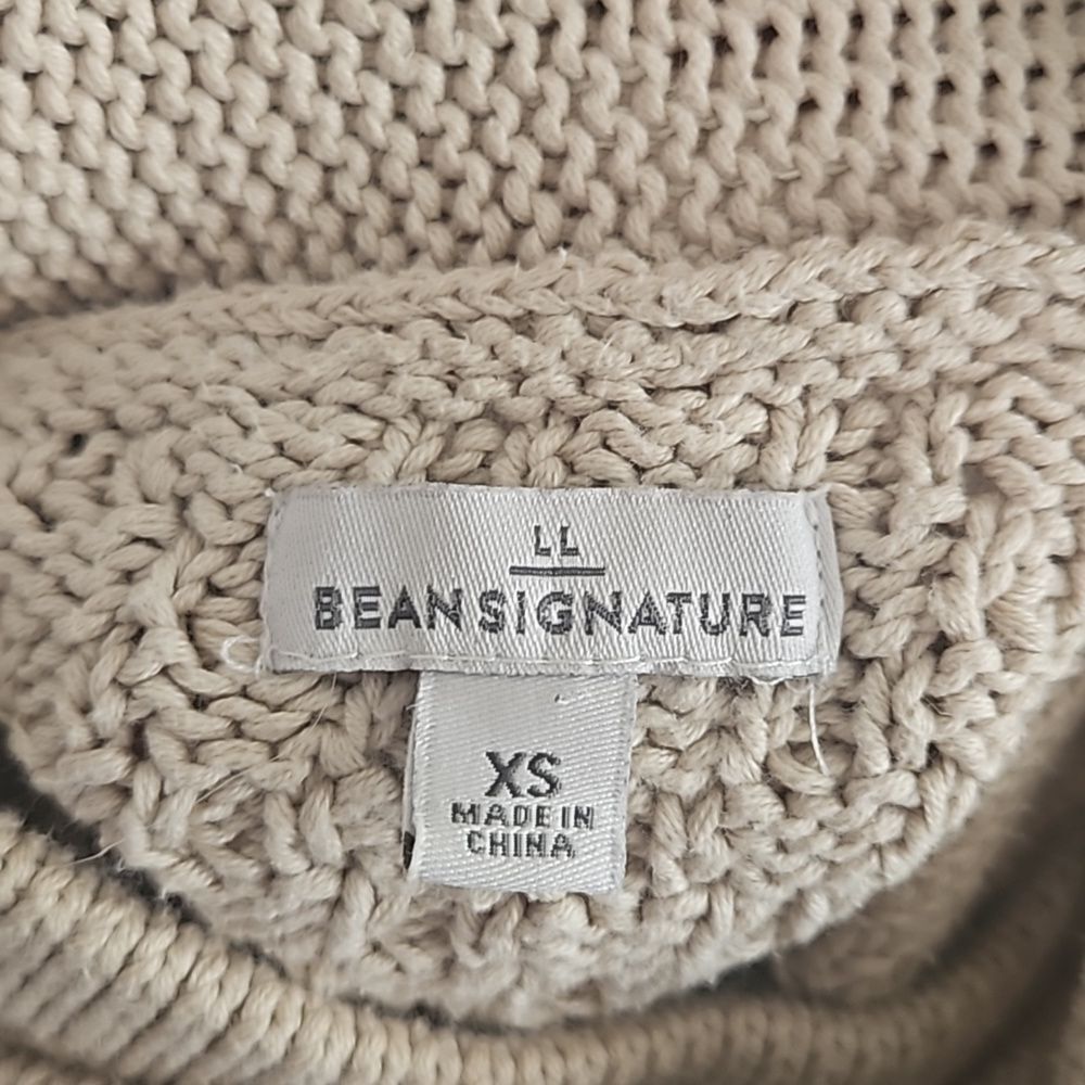 Women's Signature Cotton Funnelneck Sweater large - Picture 9 of 11